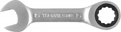 Thorvik CSRW15 Ключ гаечный комбинированный трещоточный короткий, 15 мм CSRW15