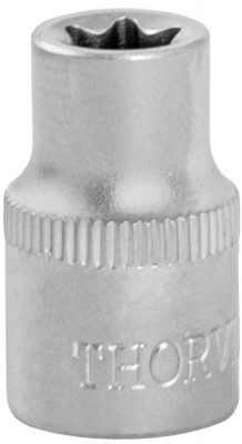 Thorvik S11S1306 Головка торцевая 1/4"DR, внешний TORX®, Е6 S11S1306
