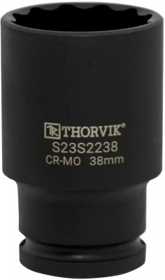 Thorvik S23S2236 Головка торцевая ударная глубокая 12-гранная 1/2"DR, 36 мм S23S2236