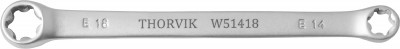 Thorvik W51418 Ключ гаечный накидной TORX® серии ARC, Е14×Е18 W51418